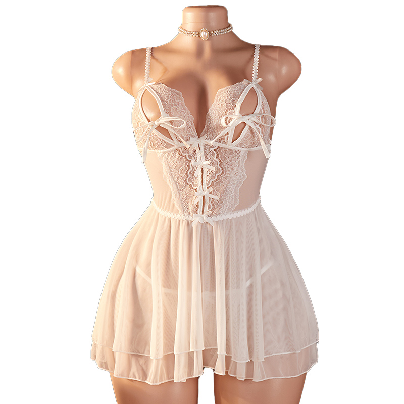 Summer Clothing Stores - 시스루 섹시 여성 란제리 딥 V