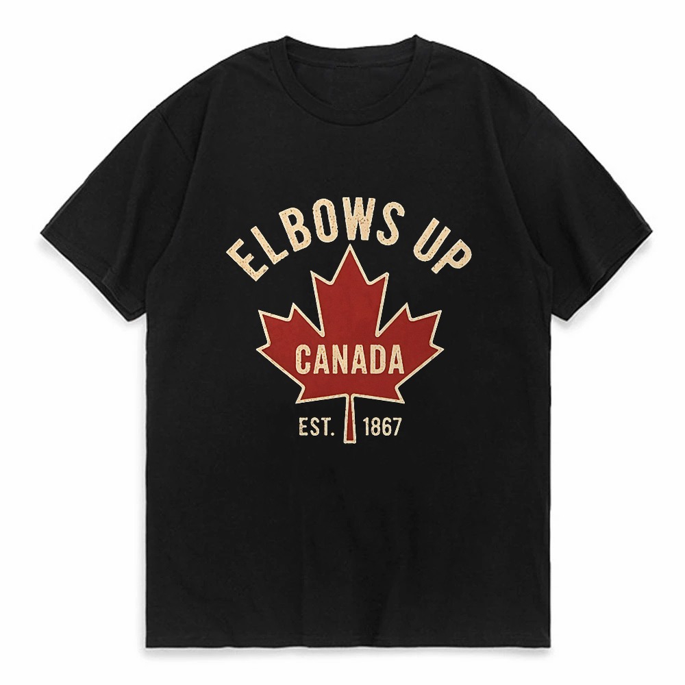 Summer Clothing Women Canada - 엘보즈 업 캐나다 티셔츠, 남성용/여성용, 여름용