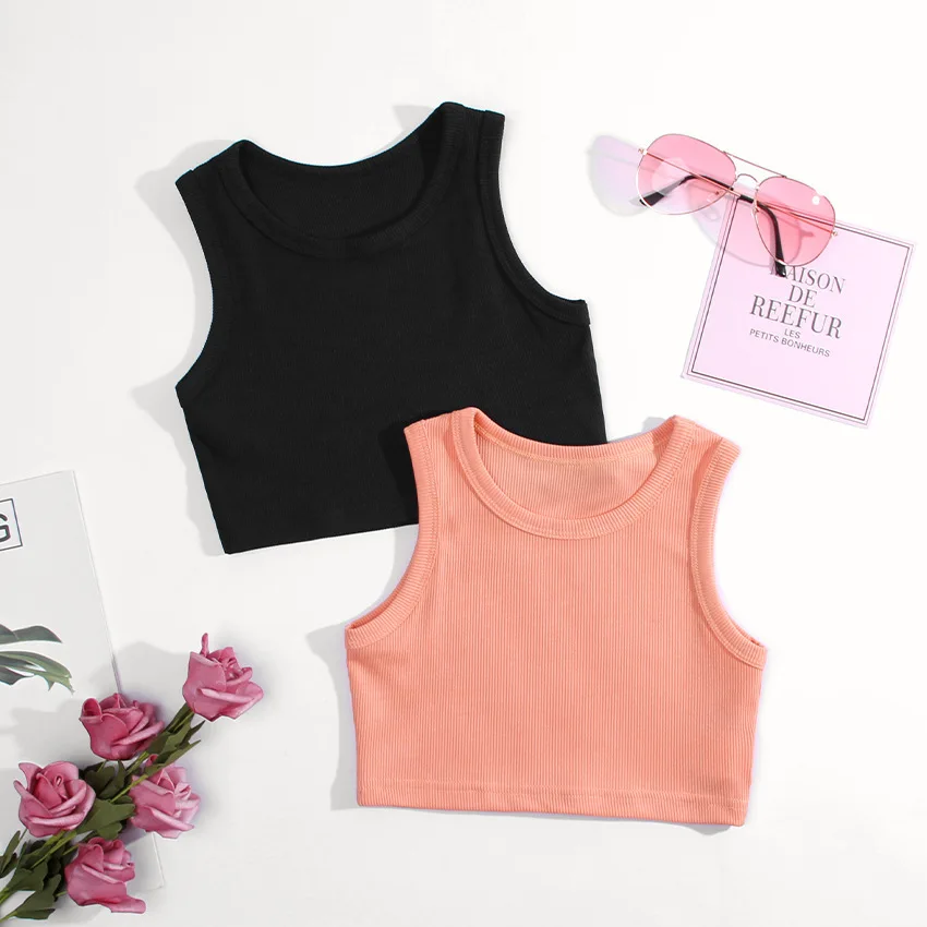 여아용 민소매 티셔츠, 재즈 베이비 탱크 탑, 캐미솔, - Summer Clothing Baby Girl 리뷰 및 가격
