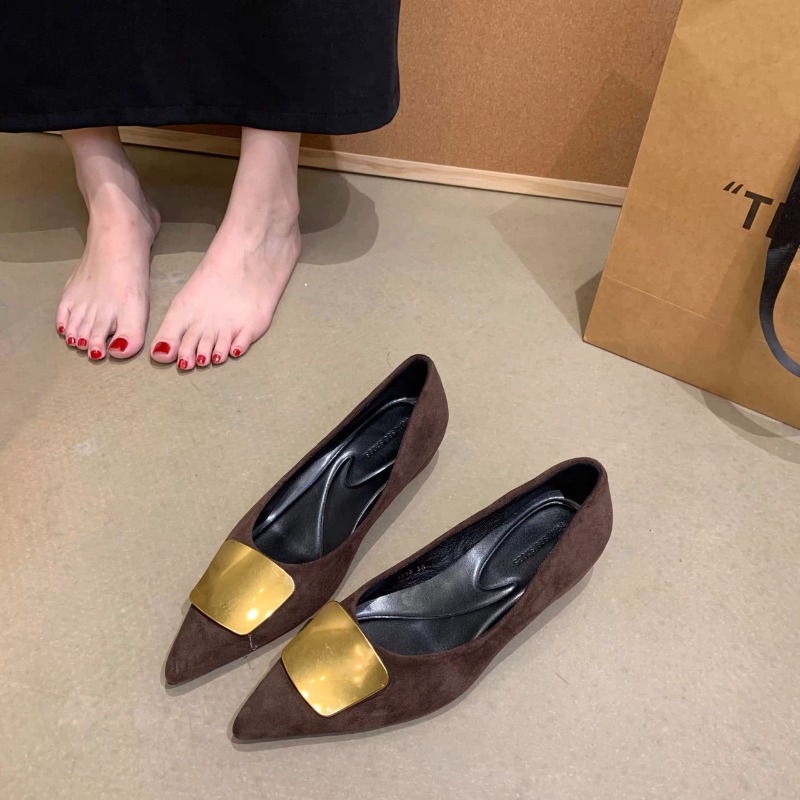 여성 로우힐 펌프스 뾰족코 로우힐 슈즈 여성 디자이너  - Summer Clothing Stores 리뷰 및 가격