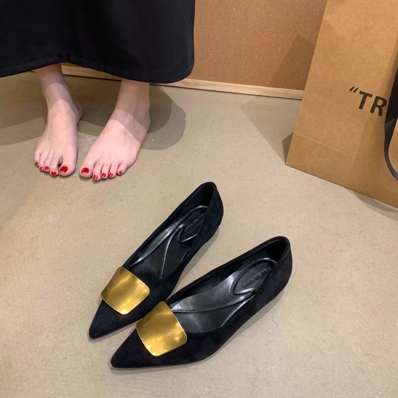 여성 로우힐 펌프스 뾰족코 로우힐 슈즈 여성 디자이너  - Summer Clothing Stores 리뷰 및 가격